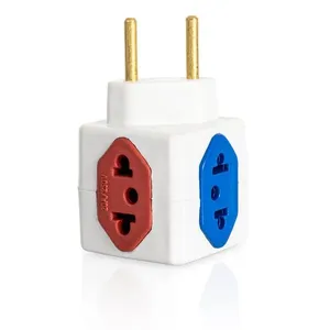 Adaptador Tomada Cubo 4 Entradas Benjamin
