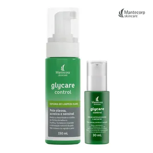 Kit Pele Oleosa e Acneica Glycare Control Espuma de Limpeza 150ml + Sérum Antiacne 30ml