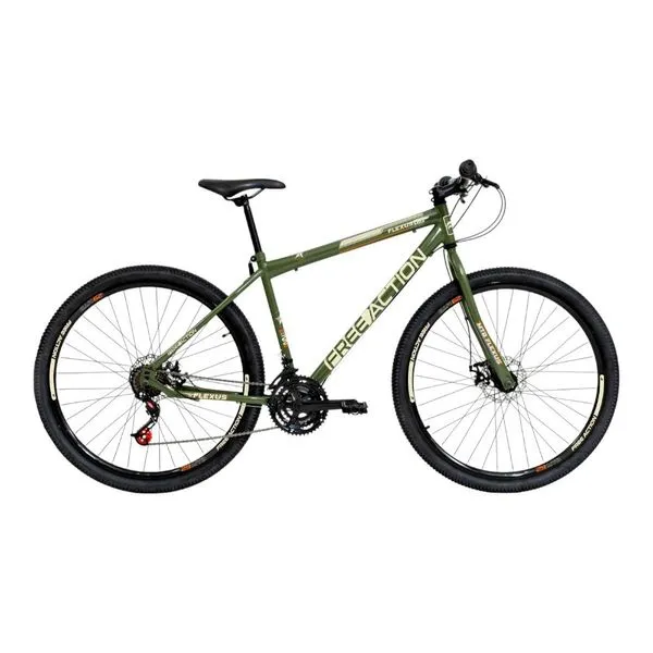 Bicicleta Free Action Flexus Aro 29 Verde Militar (MP)
