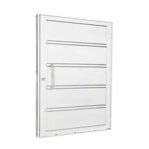 Porta Aço Lambri Puxador Inox Esquerdo 100x215x12 Br Qualitysol Ramassol