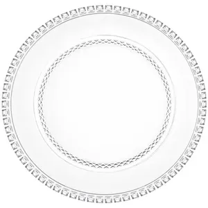 Jogo De Pratos Para Sobremesa Full Fit 4 Peças L'Hermitage Diamante Transparente 28535