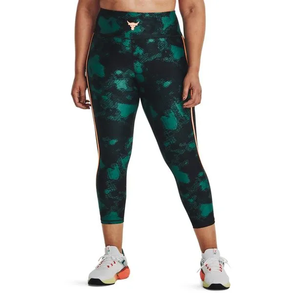 Legging de Treino Plus Size Under Armour Project Rock G1 Verde