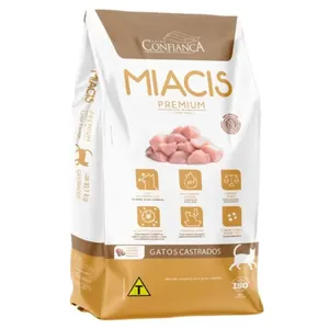 Ração Para Gatos Castrados Miacis 5kg (MP)