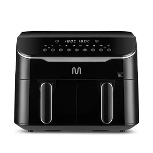 Air Fryer 8L Preta c/ 2 Gavetas 1800w-127v Multi - GO219 GO219