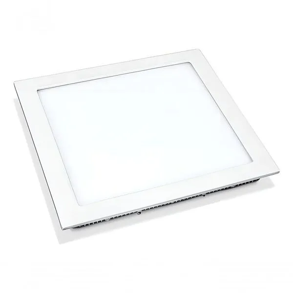 Luminária Painel LED Quadrado de Embutir 24W 6500K 30x30 Branco para Iluminação Interna Morelli Luminária Painel LED Quadrado de Embutir 24W 6500K 30x30 Branco Morelli