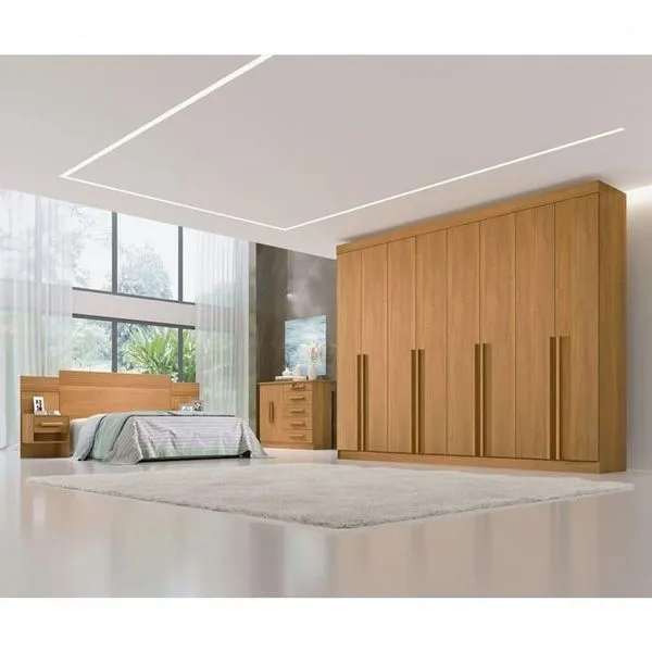 Guarda Roupa Casal 8 Portas 8 Gavetas - Daymont - Móveis D'doro