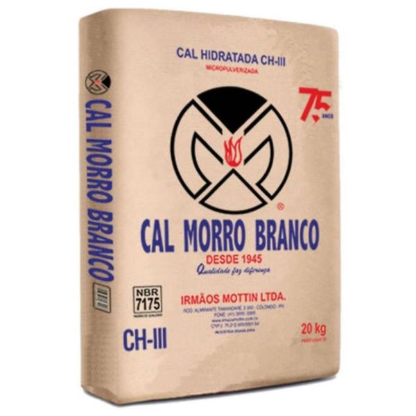 Cal Hidratada Ch-iii Morro Branco 20.kg