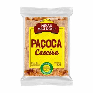 Paçoca Minas Meu Doce Caseira 80g PACOCA MINAS MEU DOCE CASEIRA 80G