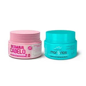 Kit mini máscaras desmaia 2.0 e mariana rios forever liss