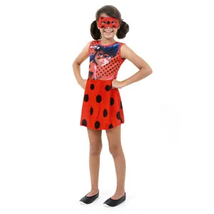 Fantasia Infantil - Carnaval - Ladybug Faces - Sulamericana - G