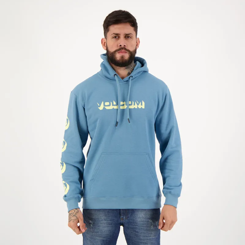 Moletom Volcom Stonedeep Azul