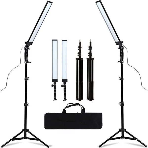 Kit de Iluminação para Estúdio Gsaiwen Preto BI