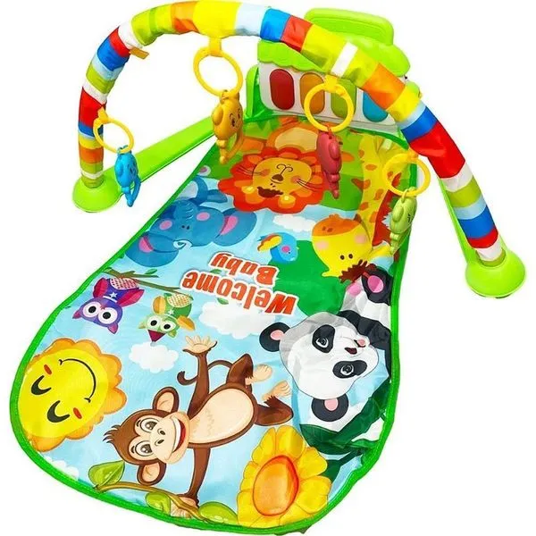 Tapete Musical de Atividades Gym Piano RF3 com Som Luz e Música 76x58x42cm Toy Mix Tapete Musical Gym Piano RF3 com Som Luz e Música 76x58x42cm Toy Mix