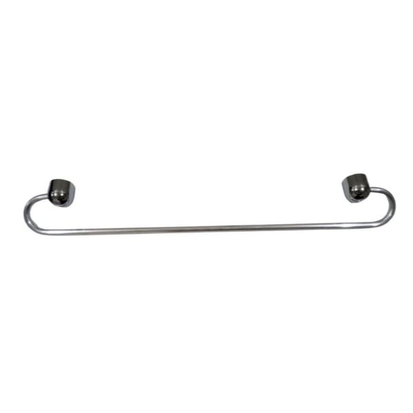 Porta Toalha de Banho Aluminium com Barra Curva Cromado Toralf