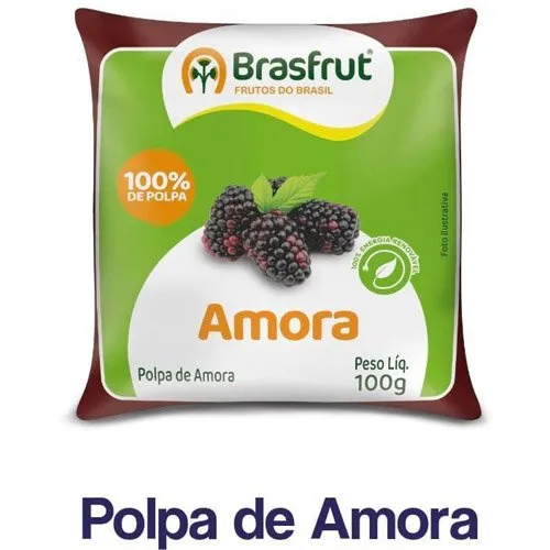 Polpa de Amora Brasfrut 100g