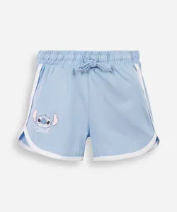 shorts infantil runner stitch azul 8