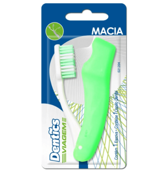 Escova Dental Dentics Viagem Macia