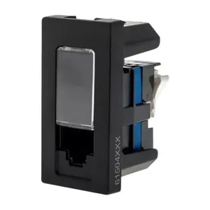 Módulo Tomada RJ45 Cat6 Lcs2 Legrand Pial Plus+ Preto 615047PT (MP)