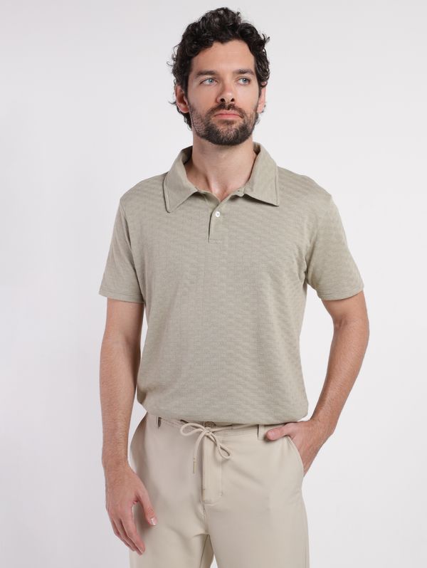 Polo Manga Curta Masculina VERDE G