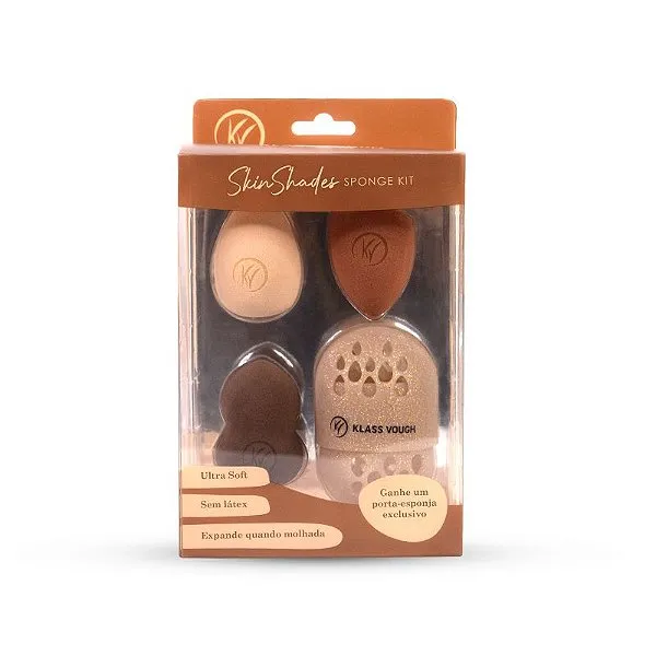 Esponja Klass Vough Skin Shades Caramel - Klassvough - Acessórios