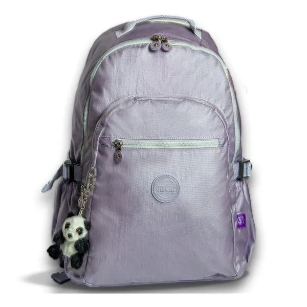 Mochila Para Notebook Tegaote Metalizada Lilás 47cm GT2123M-7 (MP)