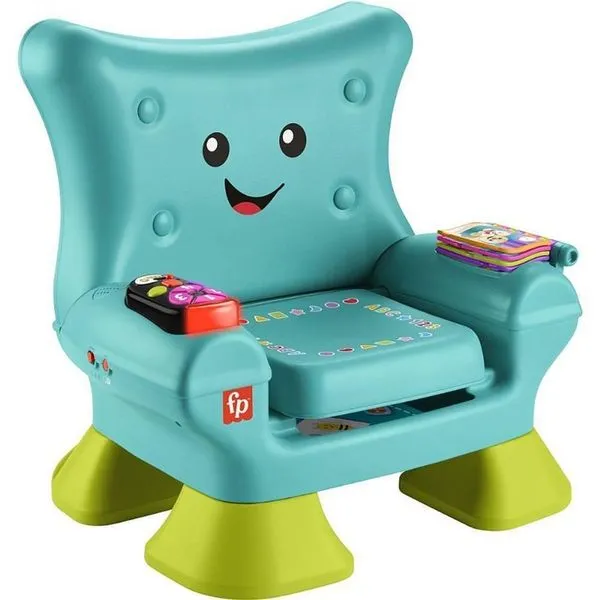 Cadeira de Aprendizagem Musical Aprender e Brincar 150 Músicas 3 Níveis Fisher-Price Mattel Cadeira de Aprendizagem Musical Aprender e Brincar 3 Níveis Fisher-Price