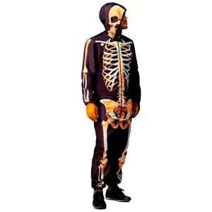 Fantasia Adulto Esqueleto Chroma Halloween Super Festas Tamanho G 4160 (MP)
