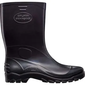 Bota de PVC Cano Médio Preta com Forro STIVALETTO MAX STMP 516 - CALFOR 38