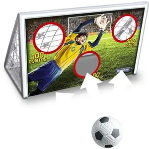 Kit Brinquedo Esportivo Chute a Gol CAG180 Treino e Torneio 3 Modalidades Plástico Brinquemix Kit Brinquedo Chute a Gol CAG180 Treino e Torneio 3 Modalidades Brinquemix