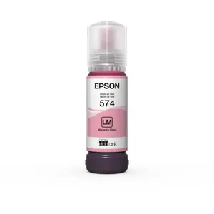 Refil de Tinta para Impressora T574620-AL Ecotank Magenta Claro 70ml Alta Qualidade Fotográfica Epson Refil de Tinta para Impressora T574620-AL Ecotank Magenta Claro 70ml Original Epson