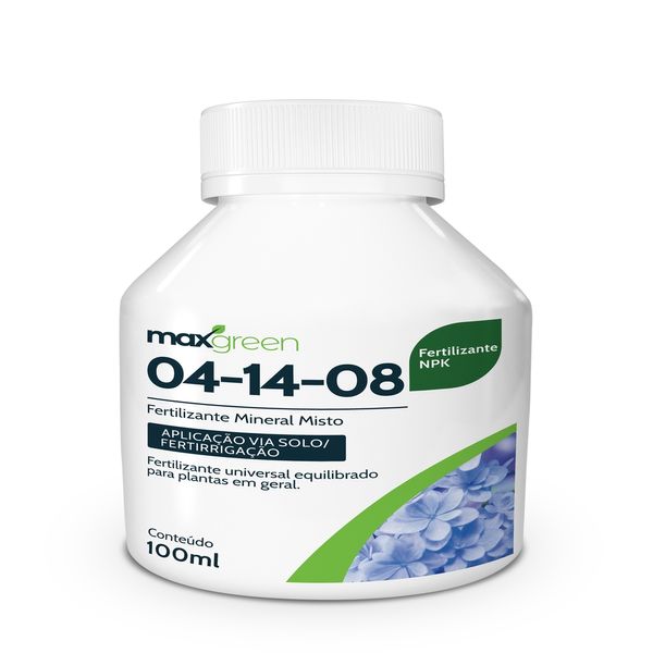 Fertilizante 04 14 08 100Ml Maxgreen