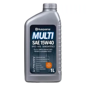 Óleo Lubrificante Husqvarna Para Motor 4T Semissintético 1L Multi SAE 15W-40 (MP)
