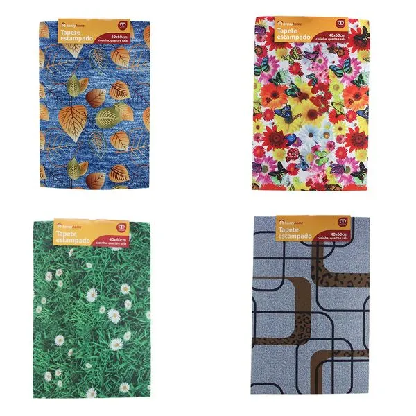 Tapete Estampado Plástico PVC Sortido 40x60cm - honeyhome