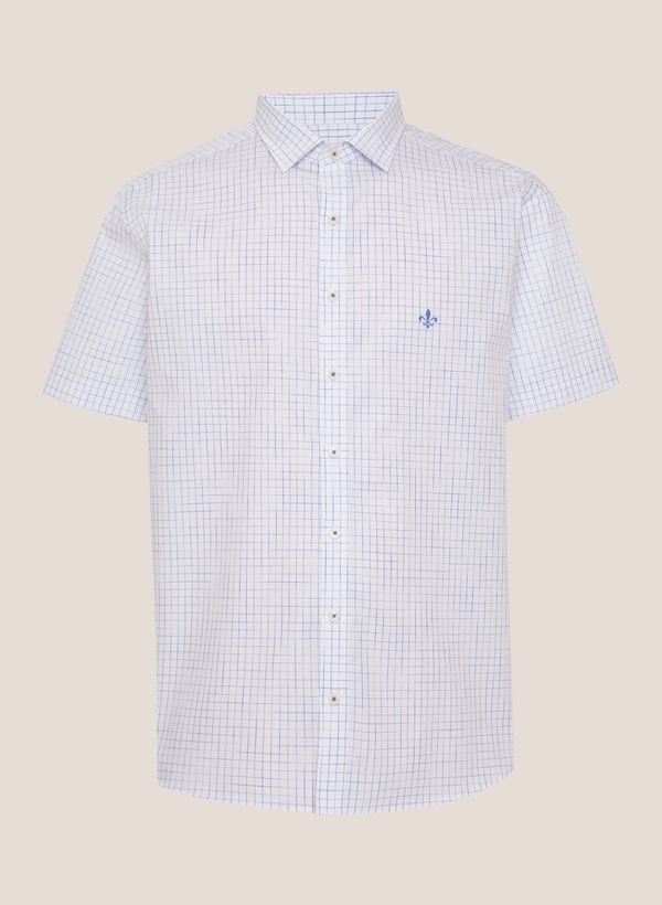 Camisa Slim Fit Xadrez Space Dyed Dudalina Masculina 2