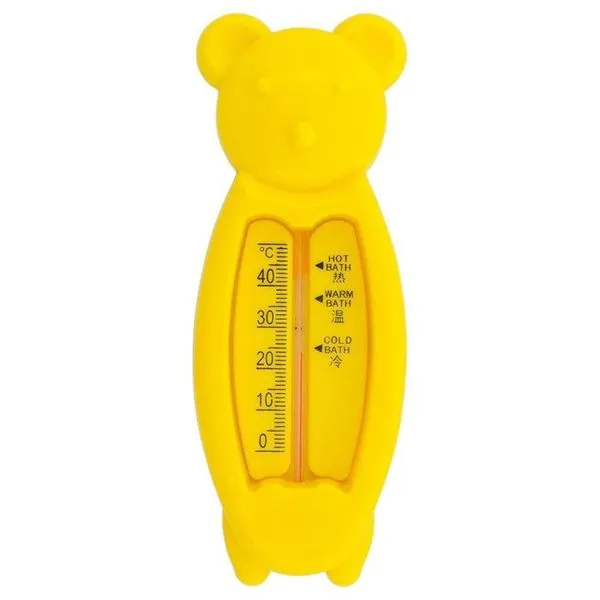 Termômetro De Banho Bebê Infantil Monitor Temperatura Da água - Urso Amarelo