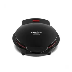Omeleteira Elétrica BOM02P para Fazer 2 Omeletes com Revestimento Antiaderente Redstone Preto Britânia Omeleteira Elétrica BOM02P 750W com Revestimento Antiaderente Redstone Preto Britânia