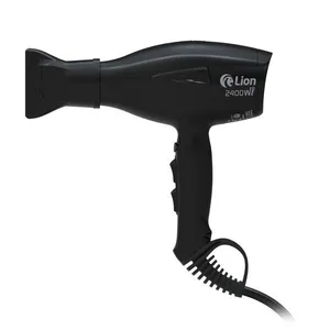 Secador de Cabelo Lion Pro 2400W Tourmaline Iônico 5 Temperaturas Preto Lion do Brasil 220V Secador de Cabelo Lion Pro 2400W Tourmaline 5 Temperaturas Preto 220V