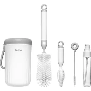Kit de Limpeza Para Mamadeira Portatil com Estojo Buba 18848