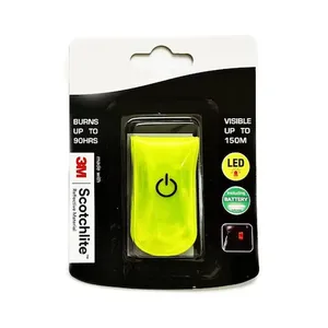 Clipe Led Esportivo Magnético Gold Sports Salzmann – Feito com 3M Scotchlite