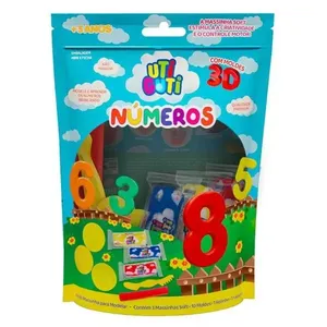Kit Massinha de Modelar Soft Completo Uti Guti Números para Coordenação Motora e Criatividade Super Macia Soft Kit Massinha de Modelar Soft Completo Uti Guti Números para Coordenação Motora Super Macia Soft