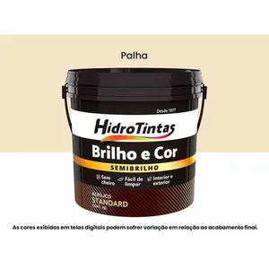 Tinta Acrílica Hidrotintas Standard Semibrilho 15L Brilho E Cor Palha (MP)