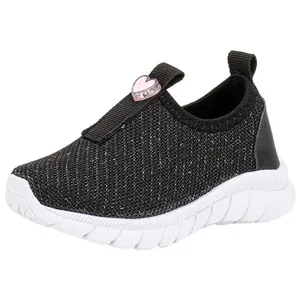 Tênis Infantil Feminino Slip On Nayarinha 448 PRETO 23