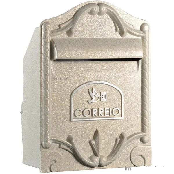 Caixa de Correio de Embutir Beta Eco Branca Pintart com Abertura Traseira Caixa de correio Beta Eco branca Pintart