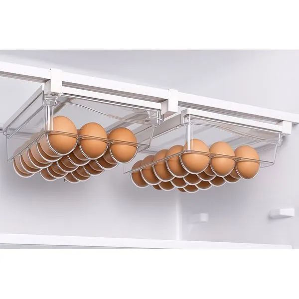Porta-Ovos de Geladeira 2 Peças Taste Home Transparente T-BI