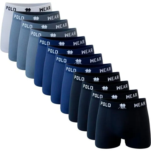 Cueca 12 Unidades Tamanho P Polo Wear Colorido A-MBI