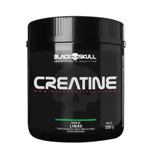 Creatine - Creatina Monohidratada - 300g - Black Skull Creatine Limão 300g