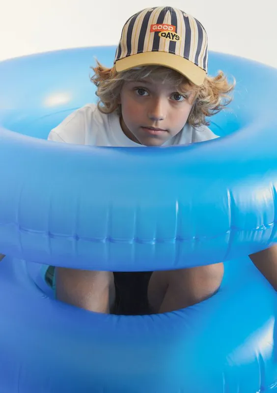 Boné Infantil Unissex Em Sarja - Amarelo P