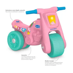 Motoka De Equilibrio Peppa Pig - Bandeirante - Rosa Motoka De Equilibrio Peppa Pig - Bandeirante - Azul