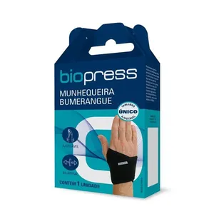 Munhequeira Ajustável Bumerangue Único Biopress 1 Unidade