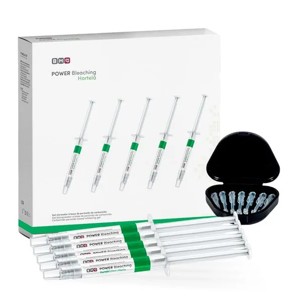 Kit Clareador Power Bleaching Hortelã 22% 5 Unidades Maquira